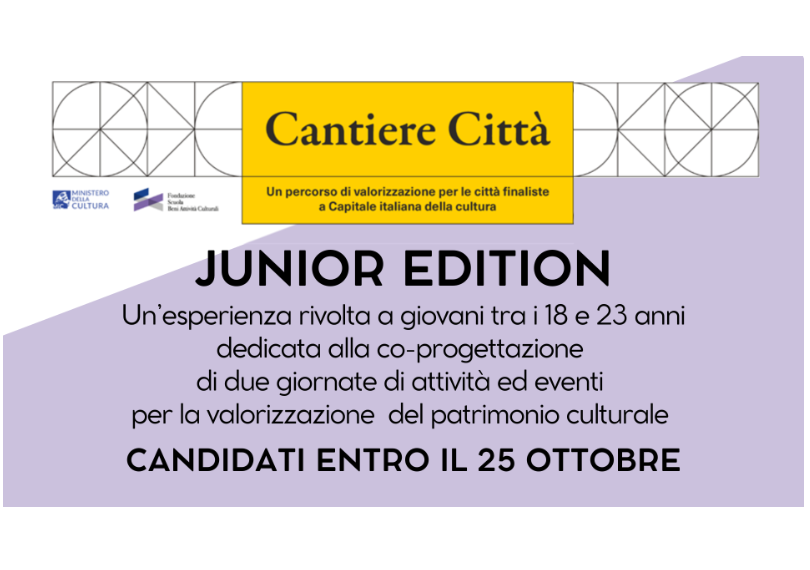 CANTIERE CITTÀ JUNIOR EDITION