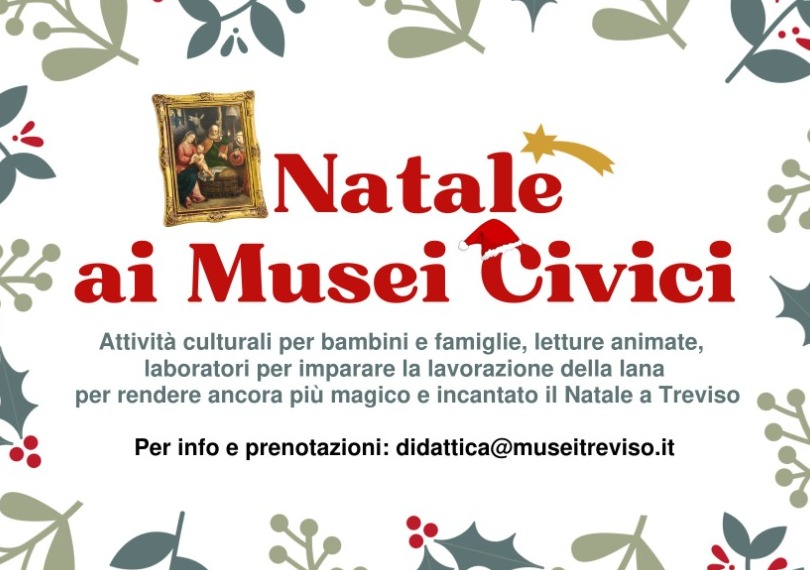 NATALE AI MUSEI CIVICI </br> Attività didattiche e culturali per bambini e famiglie